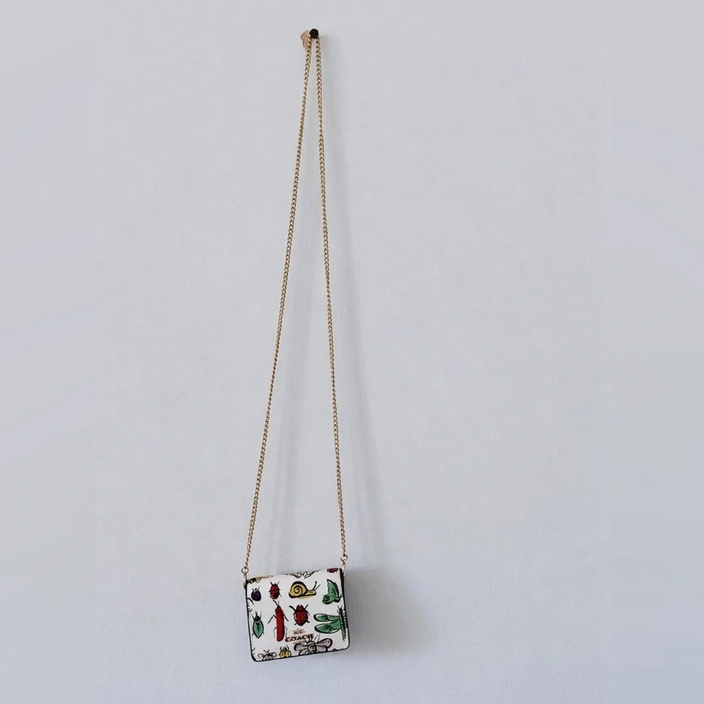 Coach Multicolor Insect Print Crossbody Bag - Picture 6 of 7